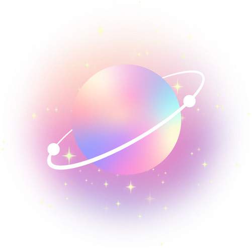 Purple Pink 3D Gradient Astrology Instagram Post(10)