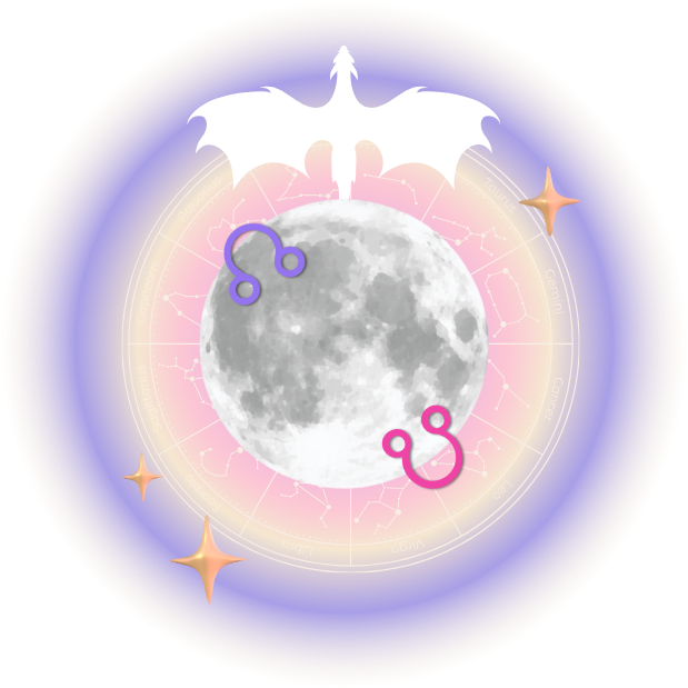Purple Pink 3D Gradient Astrology Instagram Post(4)