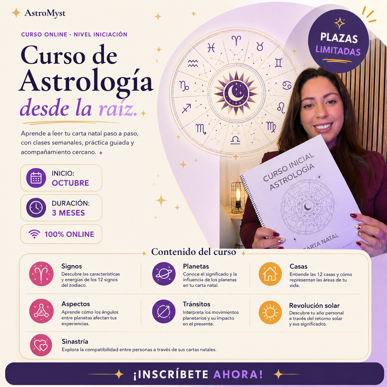 inicio curso astrologia 2026